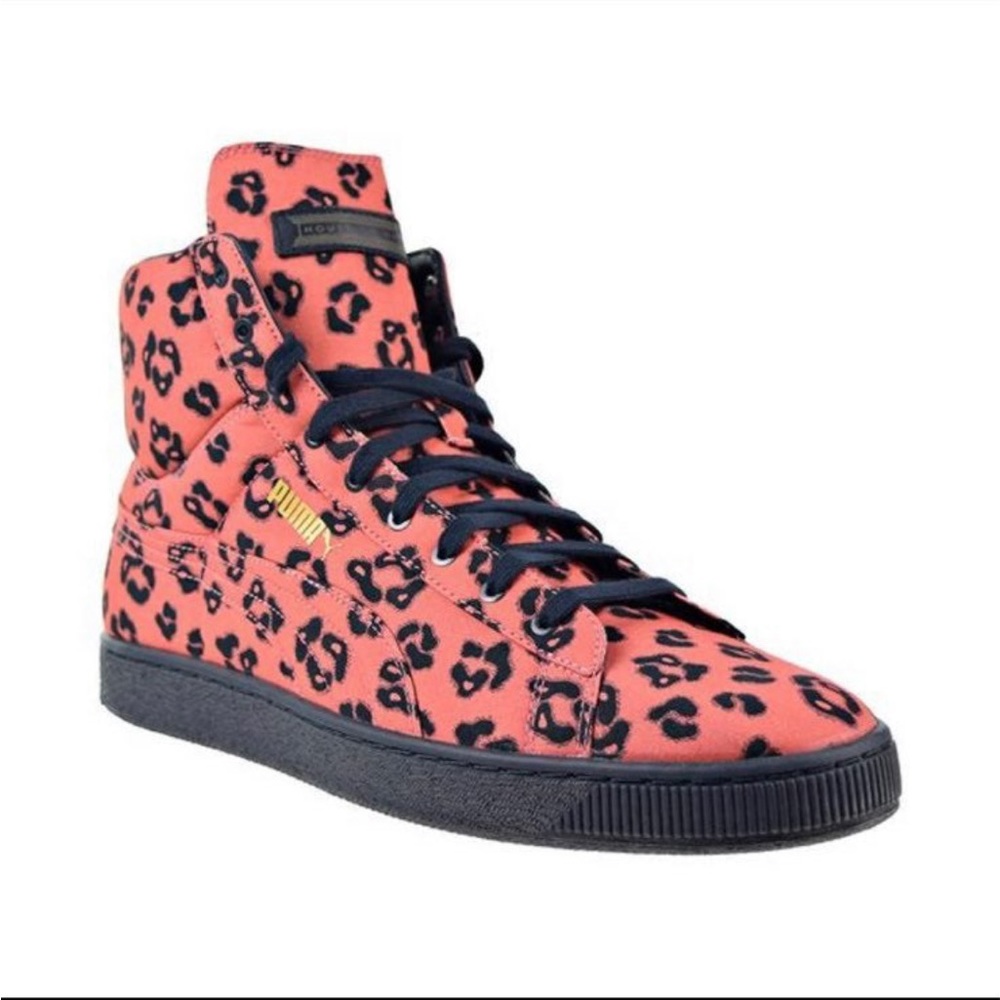 Puma Basket Mid X House of Hackney 'Leonine' Men's Total Eclipse-Coral Sneakers